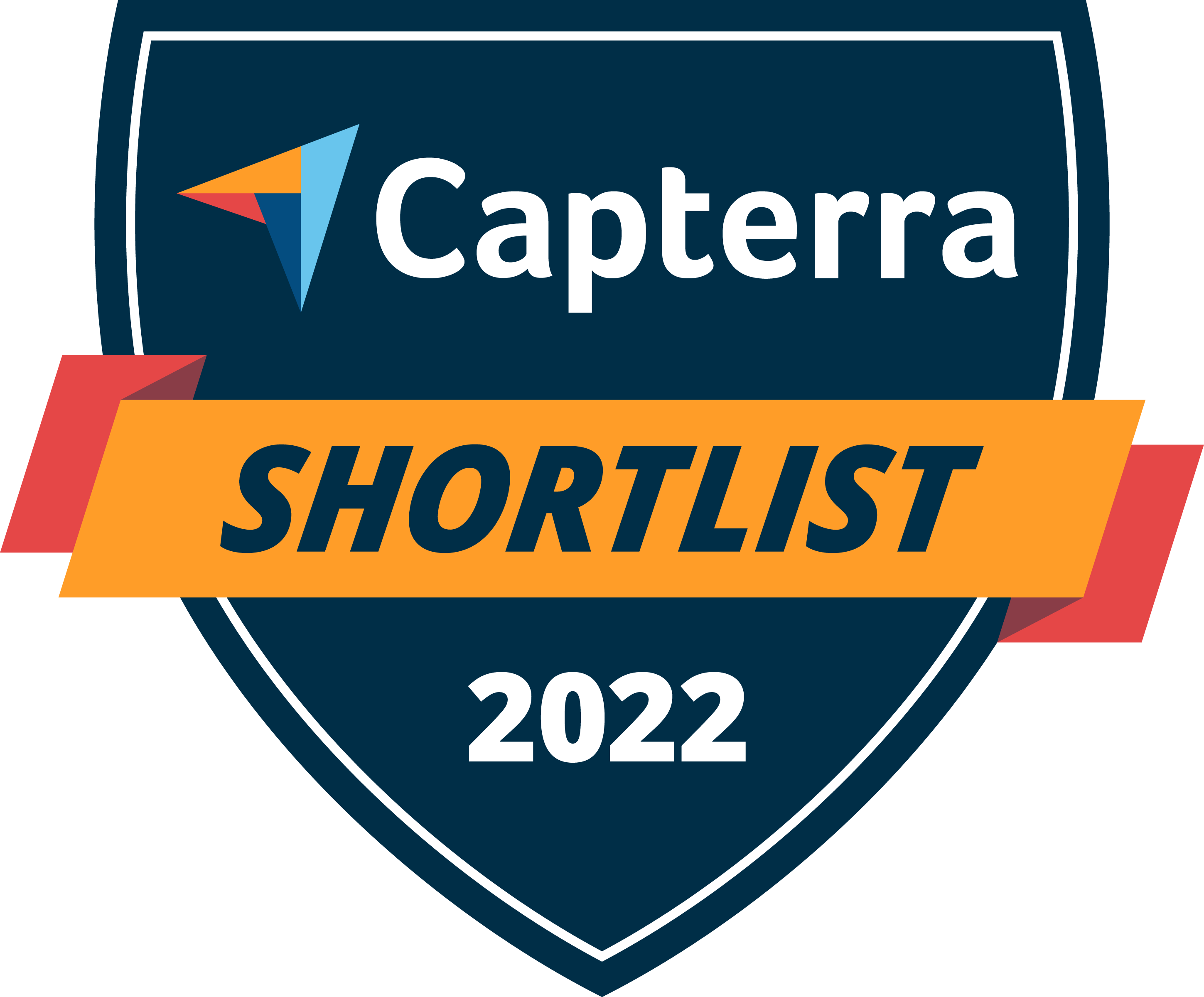 Capterra issue tracking shortlist badge